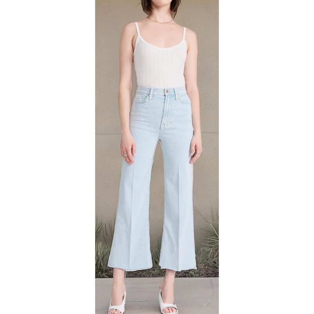NWT 7‎ For All Mankind Women's Uhr Cropped Jo Jeans size 23 $218